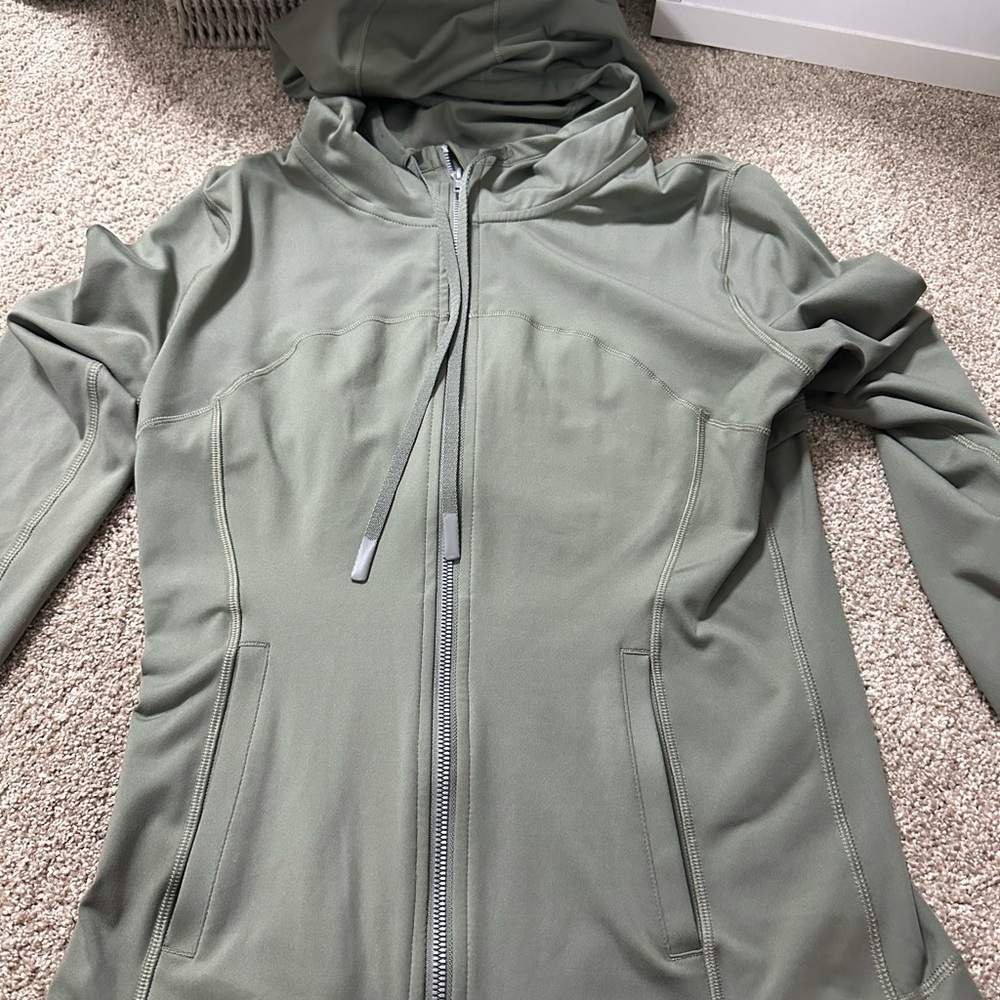Love Tree Sage Green Casual Hoodie